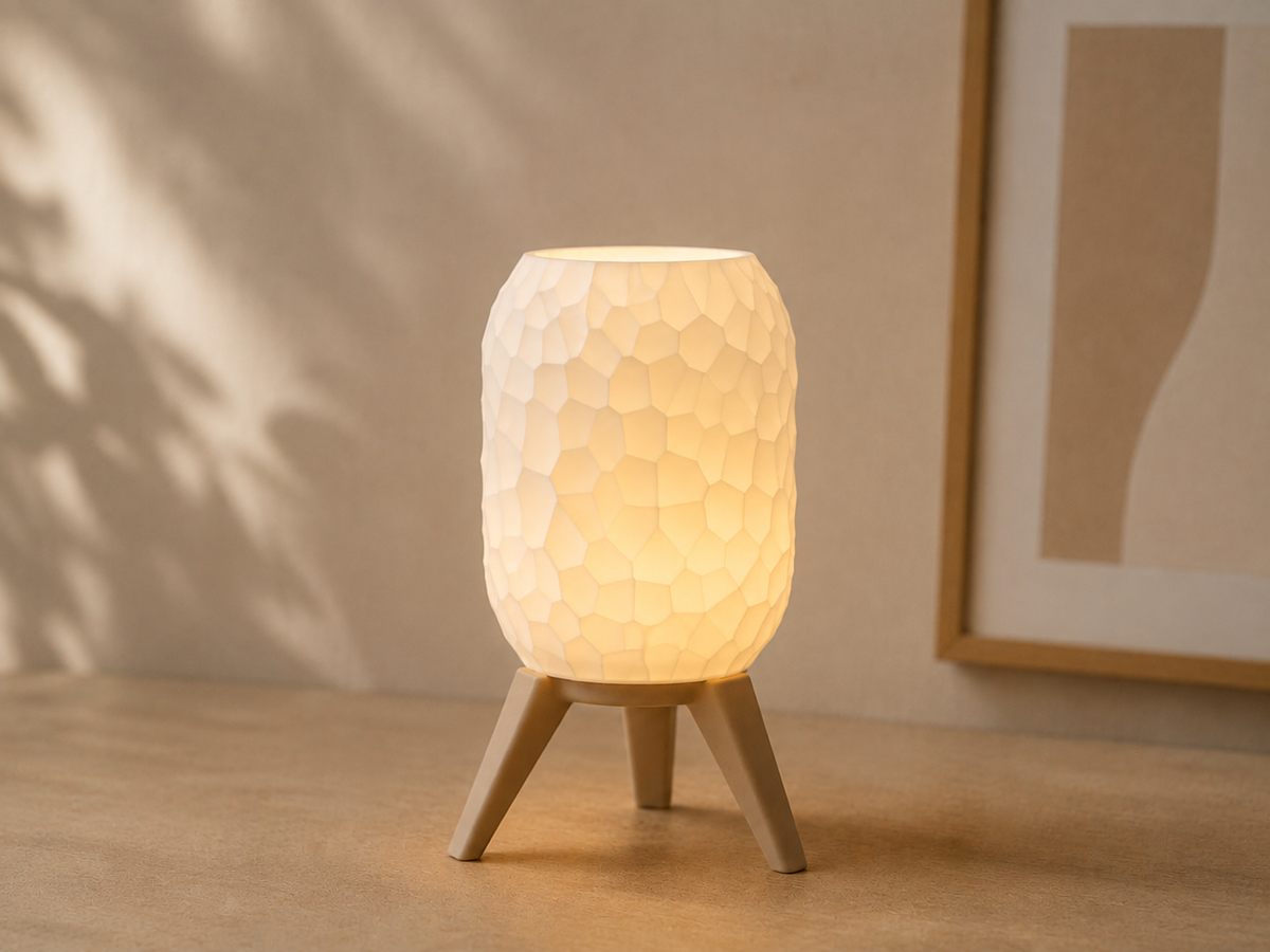 "Jordsprekk" bordlampe