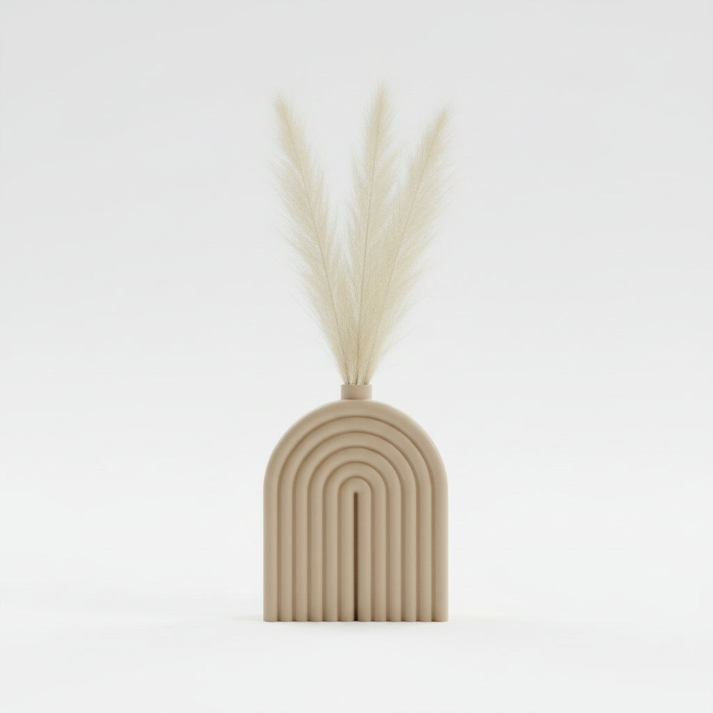 Bølgero vase – beige