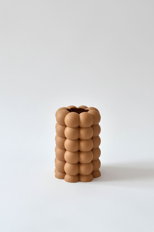 Boble vase – brun
