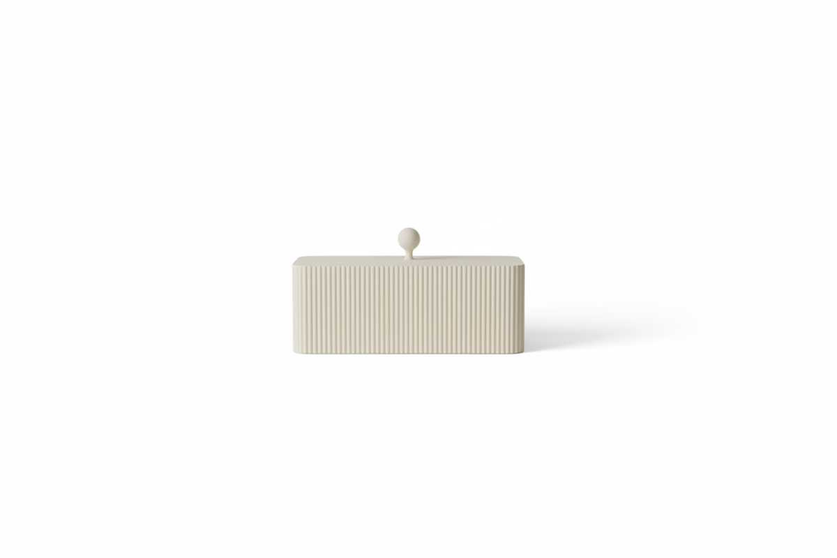 Hvile oppbevaringsboks – beige