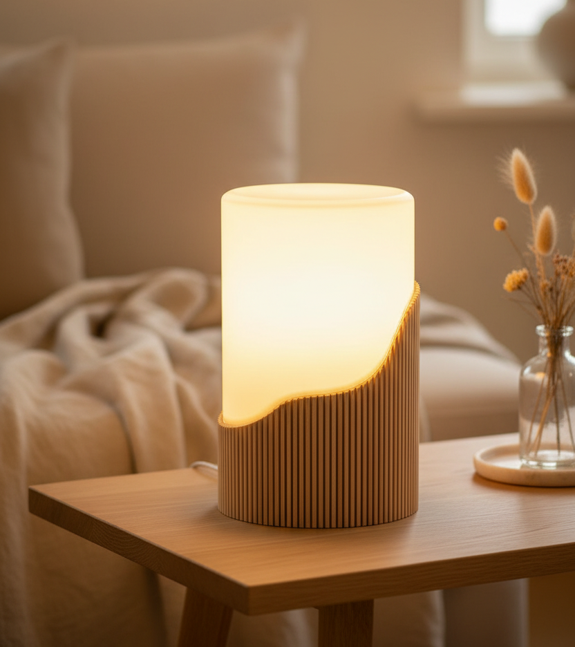 "Bølge" bordlampe