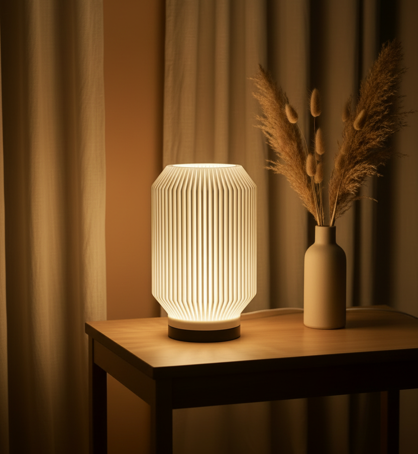 "Søyle" bordlampe