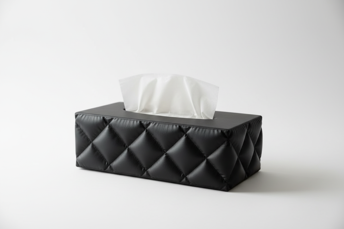 Kleenex-holder – sort